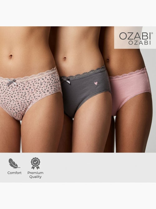 OZABI Pack Culottes Fille Coton - Lot de 6 - Kiabi OZABI Pack Culottes Fille Coton - Lot de 6 - Kiabi