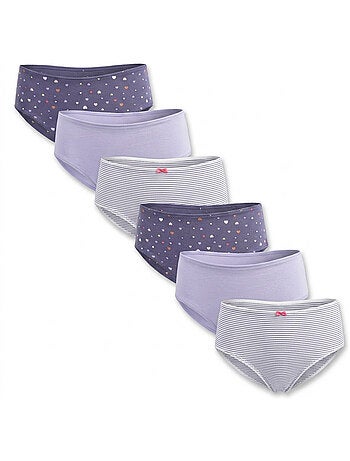 OZABI Pack Culottes Fille Coton - Lot de 6