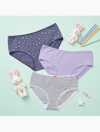 OZABI Pack Culottes Fille Coton - Lot de 6