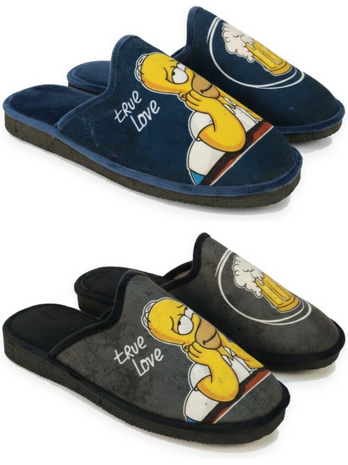 Ozabi pack de 2 paires pantoufles mules homme fantaisie motif dessin animé - Kiabi Ozabi pack de 2 paires pantoufles mules homme fantaisie motif dessin animé - Kiabi
