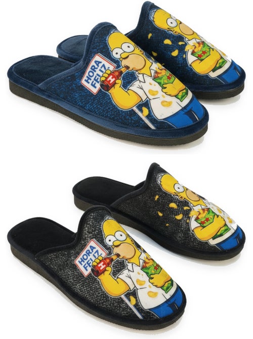 Ozabi pack de 2 paires pantoufles mules homme fantaisie motif dessin animé - Kiabi Ozabi pack de 2 paires pantoufles mules homme fantaisie motif dessin animé - Kiabi