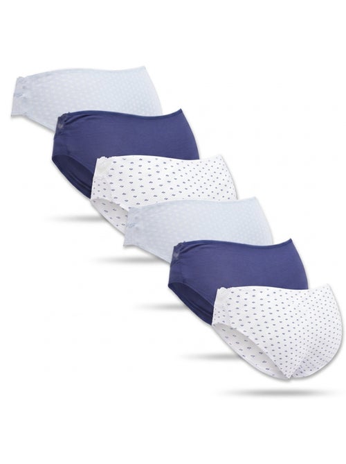 OZABI Pack de Culottes Femme Coton – Lot de 6 - Kiabi OZABI Pack de Culottes Femme Coton – Lot de 6 - Kiabi
