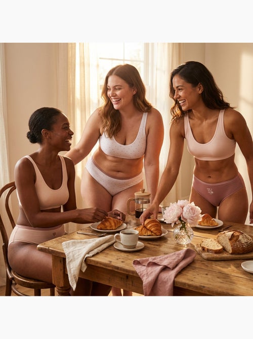 OZABI Pack de Culottes Femme Coton – Lot de 6 - Kiabi