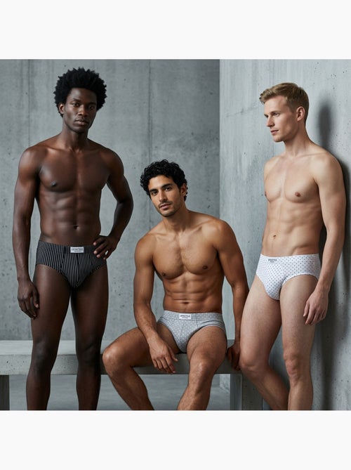 OZABI Pack Slips Homme 100% Coton – Lot de 6 - Kiabi