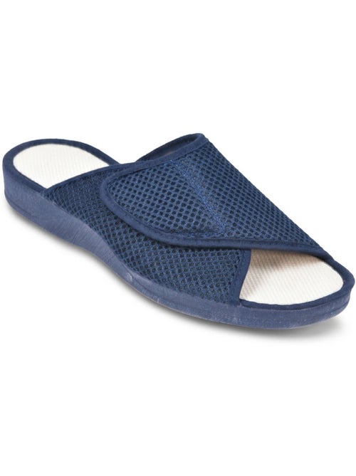Ozabi-pantoufle mule femme mesh microperfore scratch ajustable fabriquee en espagne - Kiabi