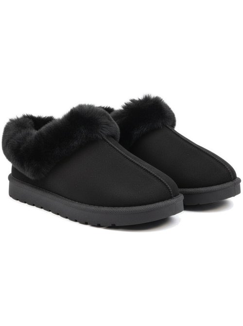 Ozabi pantoufles femme hiver scandinave, semelle crantée intérieur extérieur - Kiabi Ozabi pantoufles femme hiver scandinave, semelle crantée intérieur extérieur - Kiabi