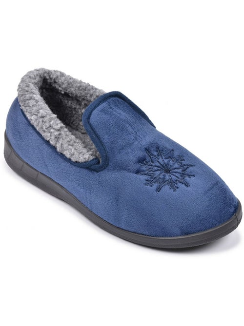 OZABI Pantoufles Femme Velours Charentaises Chaudes Antidérapantes - Kiabi OZABI Pantoufles Femme Velours Charentaises Chaudes Antidérapantes - Kiabi