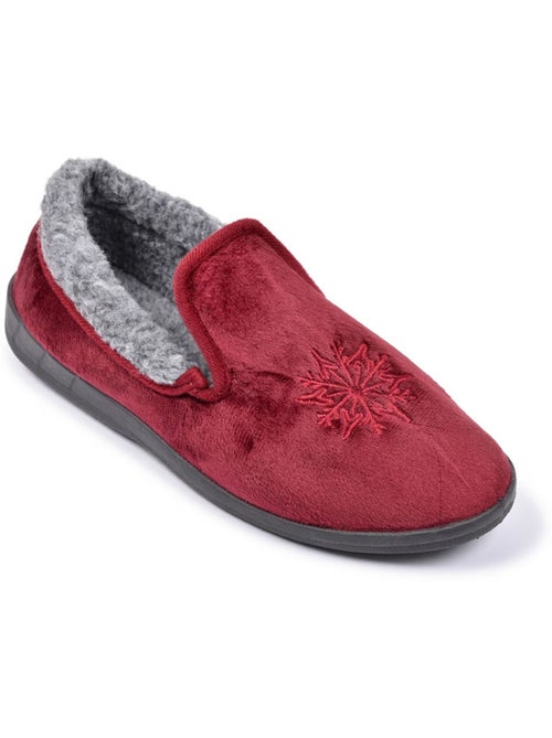 OZABI Pantoufles Femme Velours Charentaises Chaudes Antidérapantes - Kiabi OZABI Pantoufles Femme Velours Charentaises Chaudes Antidérapantes - Kiabi