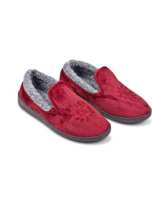 OZABI Pantoufles Femme Velours Charentaises Chaudes Antidérapantes - Kiabi OZABI Pantoufles Femme Velours Charentaises Chaudes Antidérapantes - Kiabi