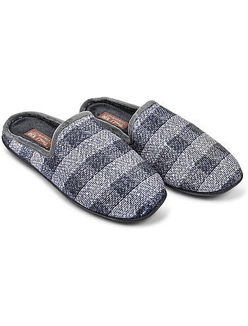 OZABI Pantoufles Homme Mule Chaudes Antiderapantes Confort