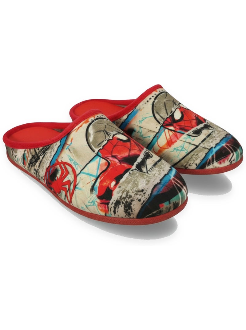 Ozabi pantoufles mules homme fabriquées en espagne, motifs fantaisie Rouge - Kiabi