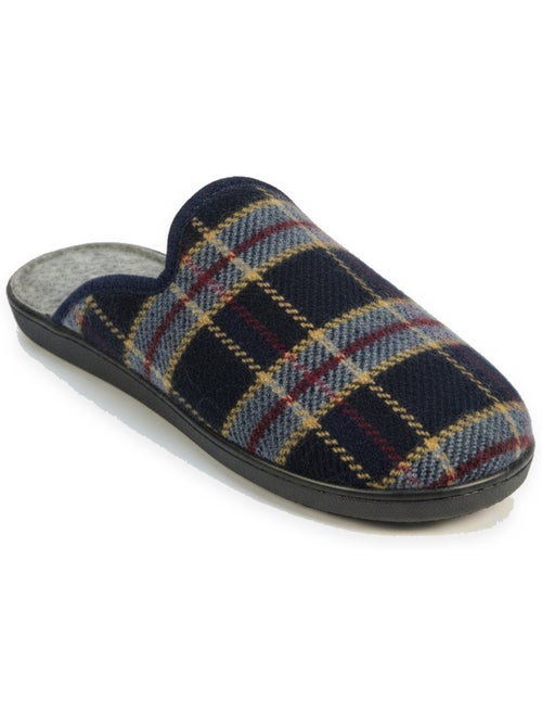 Ozabi pantoufles mules homme fabriquées en espagne, tige jacquard écossais - Kiabi Ozabi pantoufles mules homme fabriquées en espagne, tige jacquard écossais - Kiabi