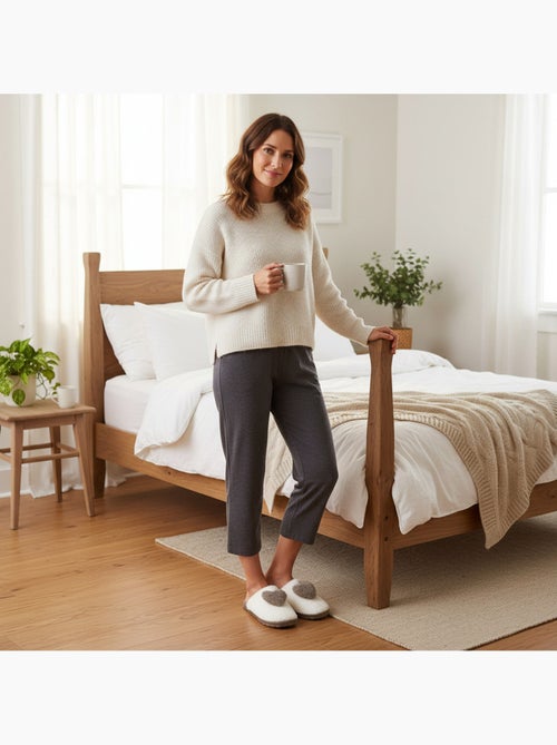 Ozabi pantoufles ouvertes femme, fourrure synthétique, cœur effet 3d - Kiabi Ozabi pantoufles ouvertes femme, fourrure synthétique, cœur effet 3d - Kiabi