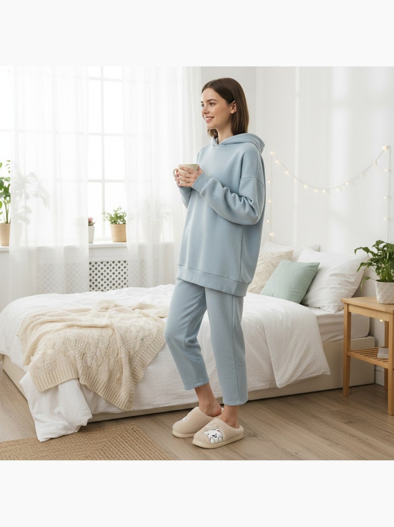 Ozabi pantoufles ouvertes femme, fourrure synthétique, ours brodé Beige - Kiabi