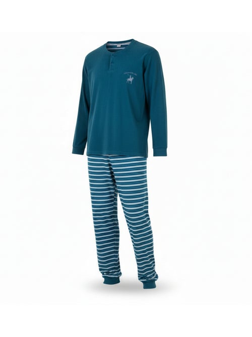 Ozabi pyjama homme doublé polaire écusson brodé - Kiabi Ozabi pyjama homme doublé polaire écusson brodé - Kiabi