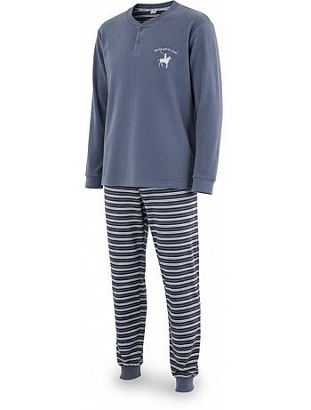 Ozabi pyjama homme doublé polaire écusson brodé