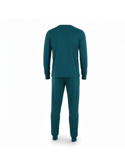 Ozabi pyjama homme doublé polaire print brodé - Kiabi Ozabi pyjama homme doublé polaire print brodé - Kiabi