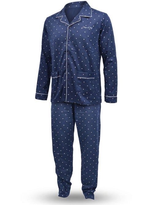 OZABI Pyjama Homme Long Boutonne Col Chemise Ultra Doux - Kiabi OZABI Pyjama Homme Long Boutonne Col Chemise Ultra Doux - Kiabi
