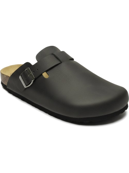 Ozabi sabots homme cuir synthétique boucle ajustable semelle liège - Kiabi Ozabi sabots homme cuir synthétique boucle ajustable semelle liège - Kiabi