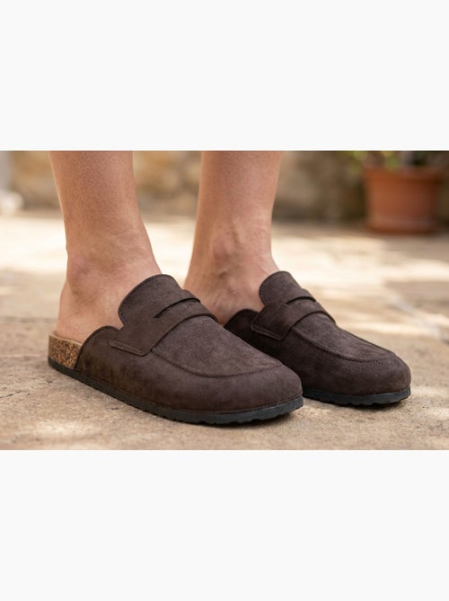 Ozabi sabots homme mule fermée confort nubuck - Kiabi