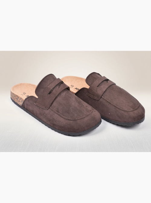 Ozabi sabots homme mule fermée confort nubuck - Kiabi