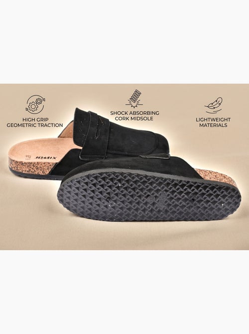 Ozabi sabots homme mule fermée confort nubuck - Kiabi
