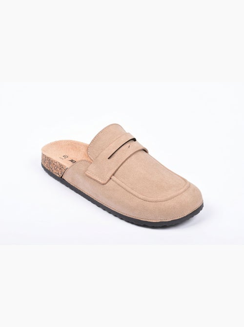 Ozabi sabots homme mule fermée confort nubuck - Kiabi