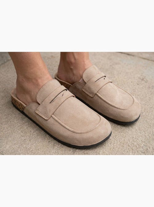 Ozabi sabots homme mule fermée confort nubuck - Kiabi