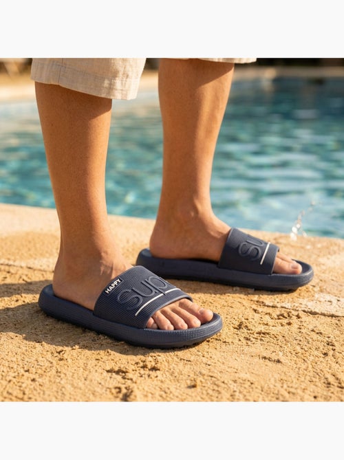 Ozabi set 2 paar slippers volwassenen eva microgeperforeerd - Kiabi Ozabi set 2 paar slippers volwassenen eva microgeperforeerd - Kiabi