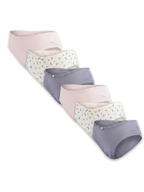 OZABI Set Slips Dames Katoen – Set van 6 - Kiabi OZABI Set Slips Dames Katoen – Set van 6 - Kiabi