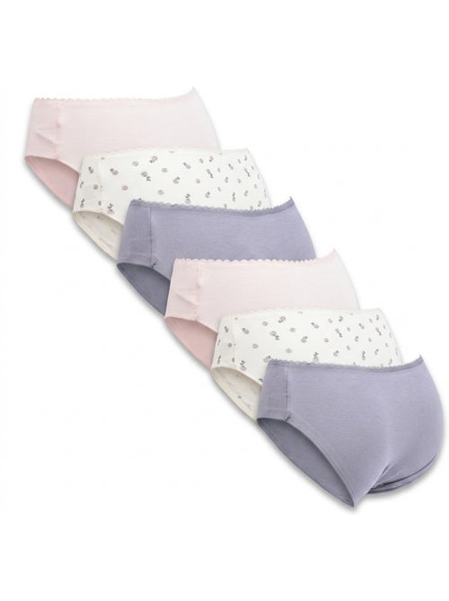 OZABI Set Slips Dames Katoen – Set van 6 - Kiabi OZABI Set Slips Dames Katoen – Set van 6 - Kiabi