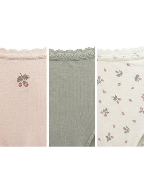 OZABI Set Slips Dames Taille Hoog Katoen – Set van 6 - Kiabi OZABI Set Slips Dames Taille Hoog Katoen – Set van 6 - Kiabi