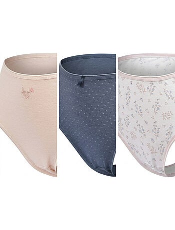 OZABI Set Slips Dames Taille Hoog Katoen – Set van 6