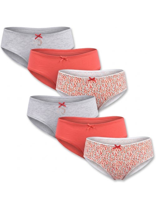 OZABI Set Slips Meisje Katoen - Set van 6 - Kiabi