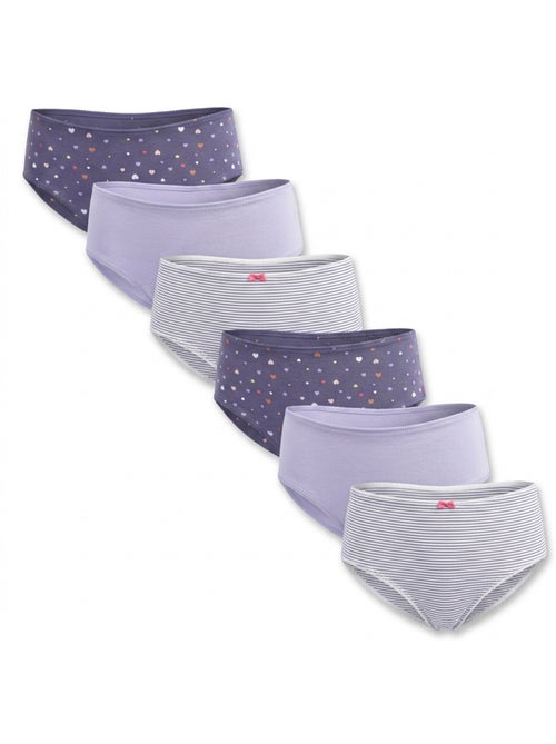 OZABI Set Slips Meisje Katoen - Set van 6 - Kiabi