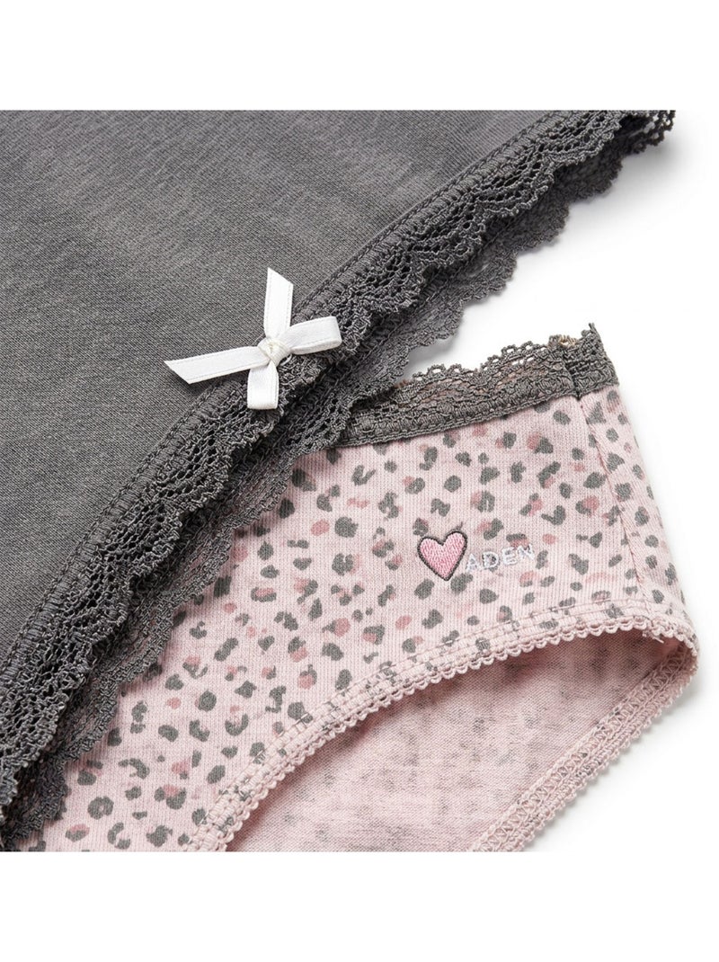 OZABI Set Slips Meisje Katoen - Set van 6 Roze/Multicolor - Kiabi