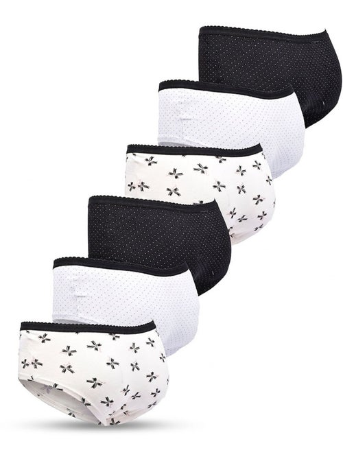 OZABI Set Slips Meisje Katoen - Set van 6 - Kiabi