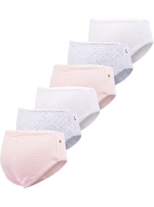OZABI Set Slips Meisje Katoen - Set van 6 - Kiabi