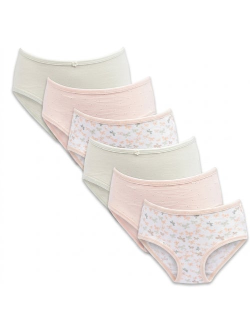OZABI Set Slips Meisje Katoen - Set van 6 - Kiabi