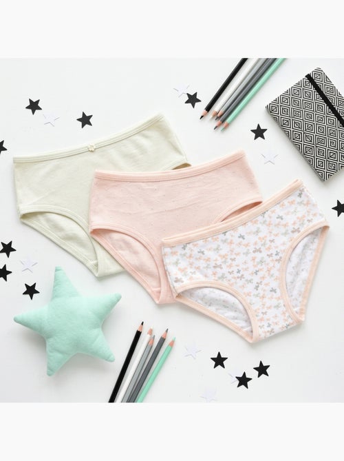 OZABI Set Slips Meisje Katoen - Set van 6 - Kiabi