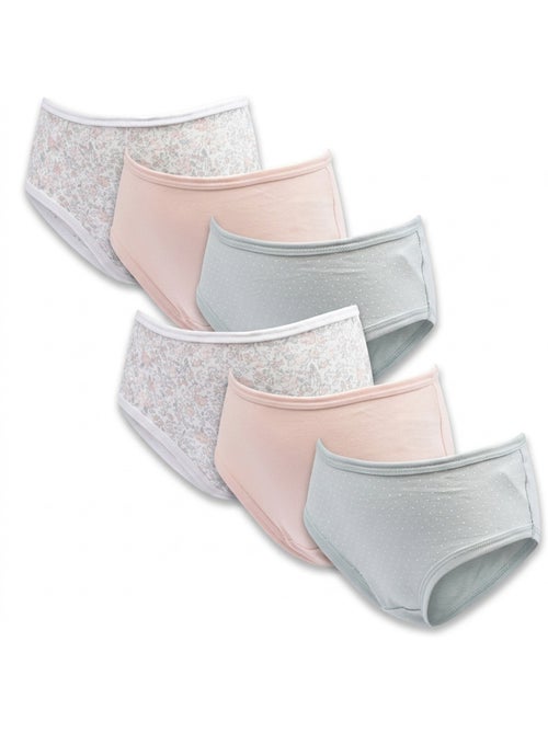 OZABI Set Slips Meisje Katoen - Set van 6 - Kiabi