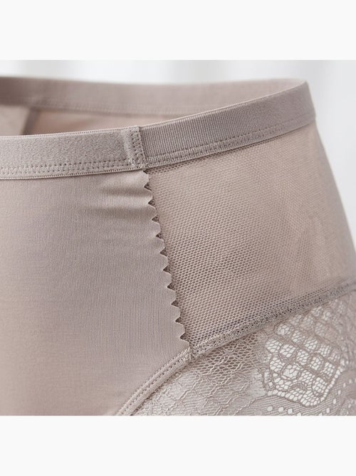 OZABI Set van 6 dames slips invisible push-up kant en laser - Kiabi OZABI Set van 6 dames slips invisible push-up kant en laser - Kiabi