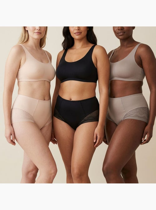 OZABI Set van 6 dames slips invisible push-up kant en laser - Kiabi OZABI Set van 6 dames slips invisible push-up kant en laser - Kiabi