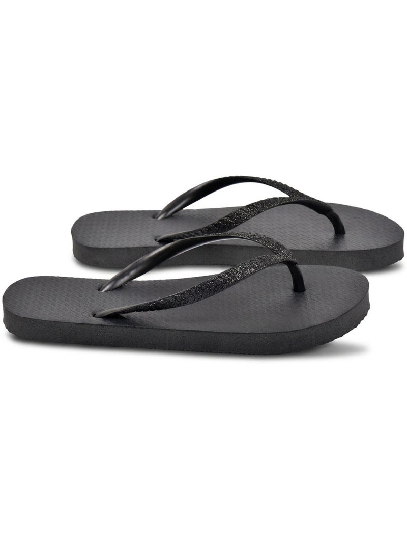OZABI Slipper Glitter Tussenteen 7 Kleuren Zwart - Kiabi