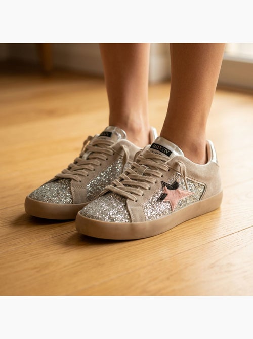 OZABI Sneakers Glitter Femme Étoile Plateforme MMXXIV - Kiabi
