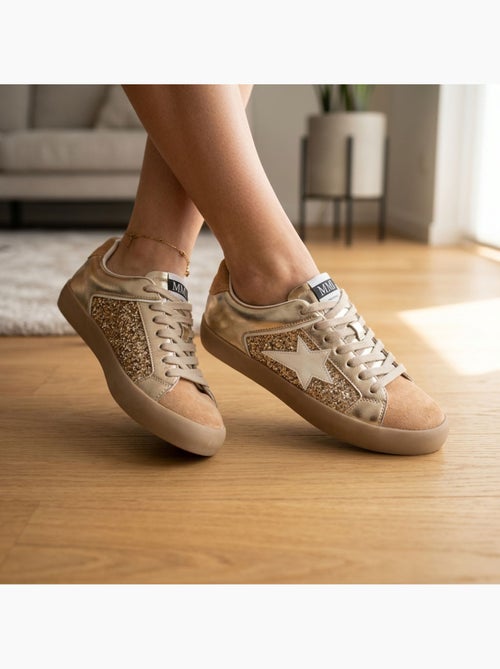 OZABI Sneakers Glitter Femme Étoile Plateforme MMXXIV - Kiabi