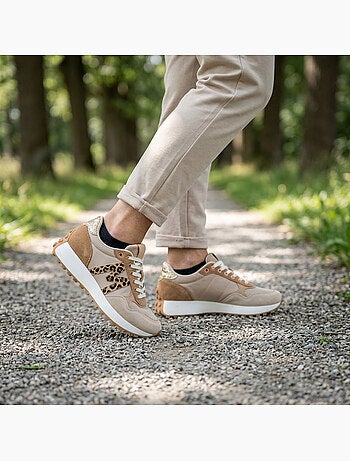 OZABI Sneakers Runner Dames Mesh Logo W 4 Kleuren