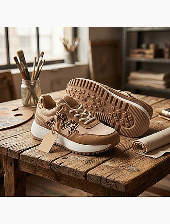 OZABI Sneakers Runner Dames Mesh Logo W 4 Kleuren