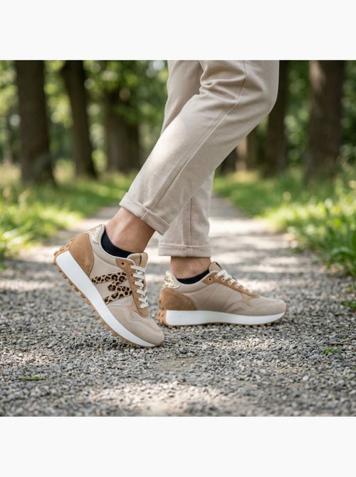 OZABI Sneakers Runner Dames Mesh Logo W 4 Kleuren - Kiabi