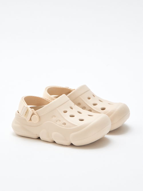 Paar dichte, effen strandmuiltjes - Kiabi